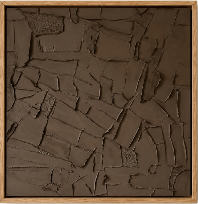 Heavy Texture Fabric Canvas Artwork